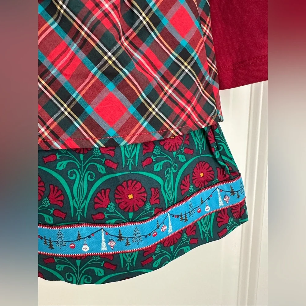 NWT! Matilda Jane Jolly Holiday Dress Size 4 Christmas Girls Plaid Dress